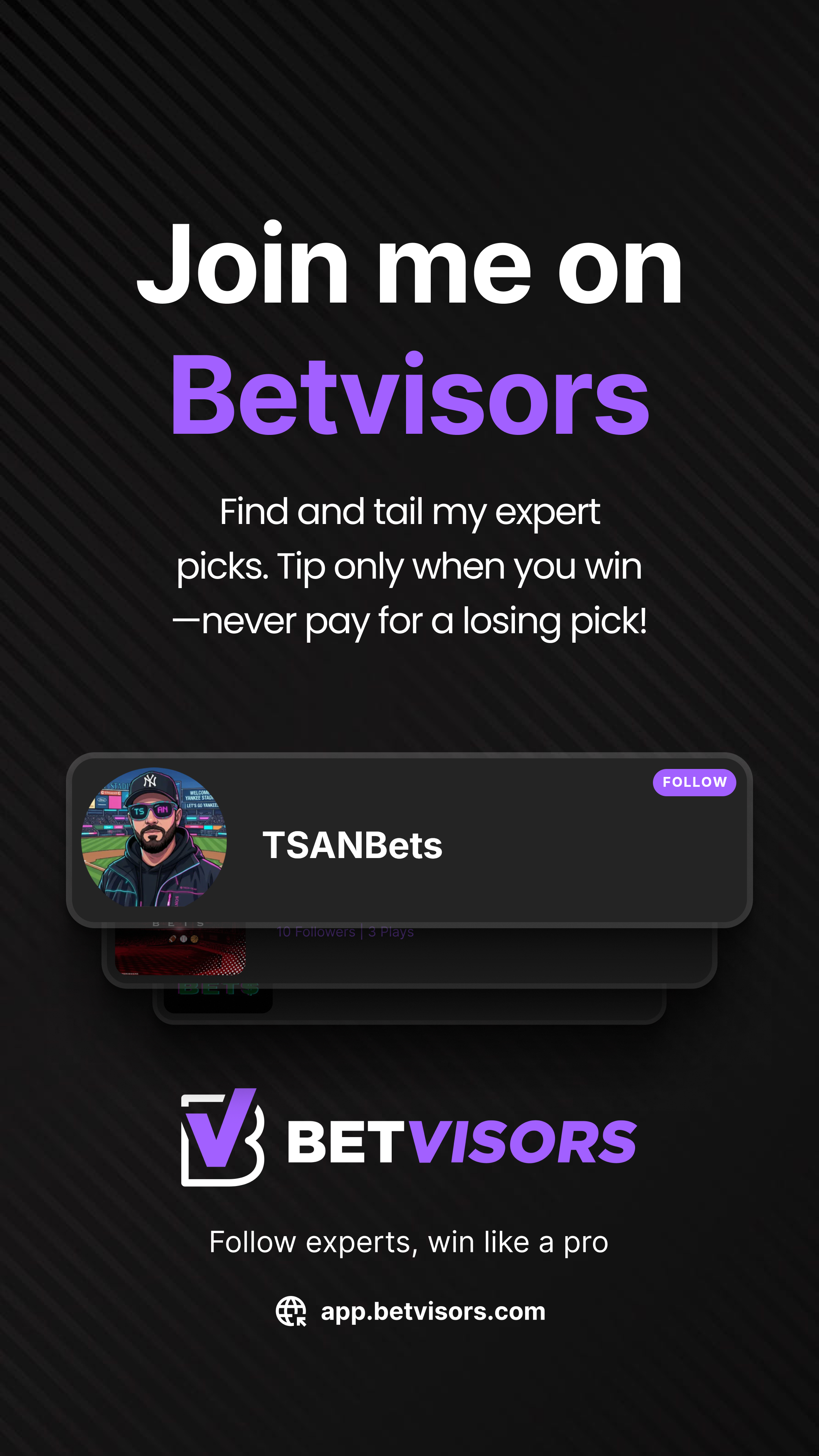@TSANBets Instagram / TikTok Story 1