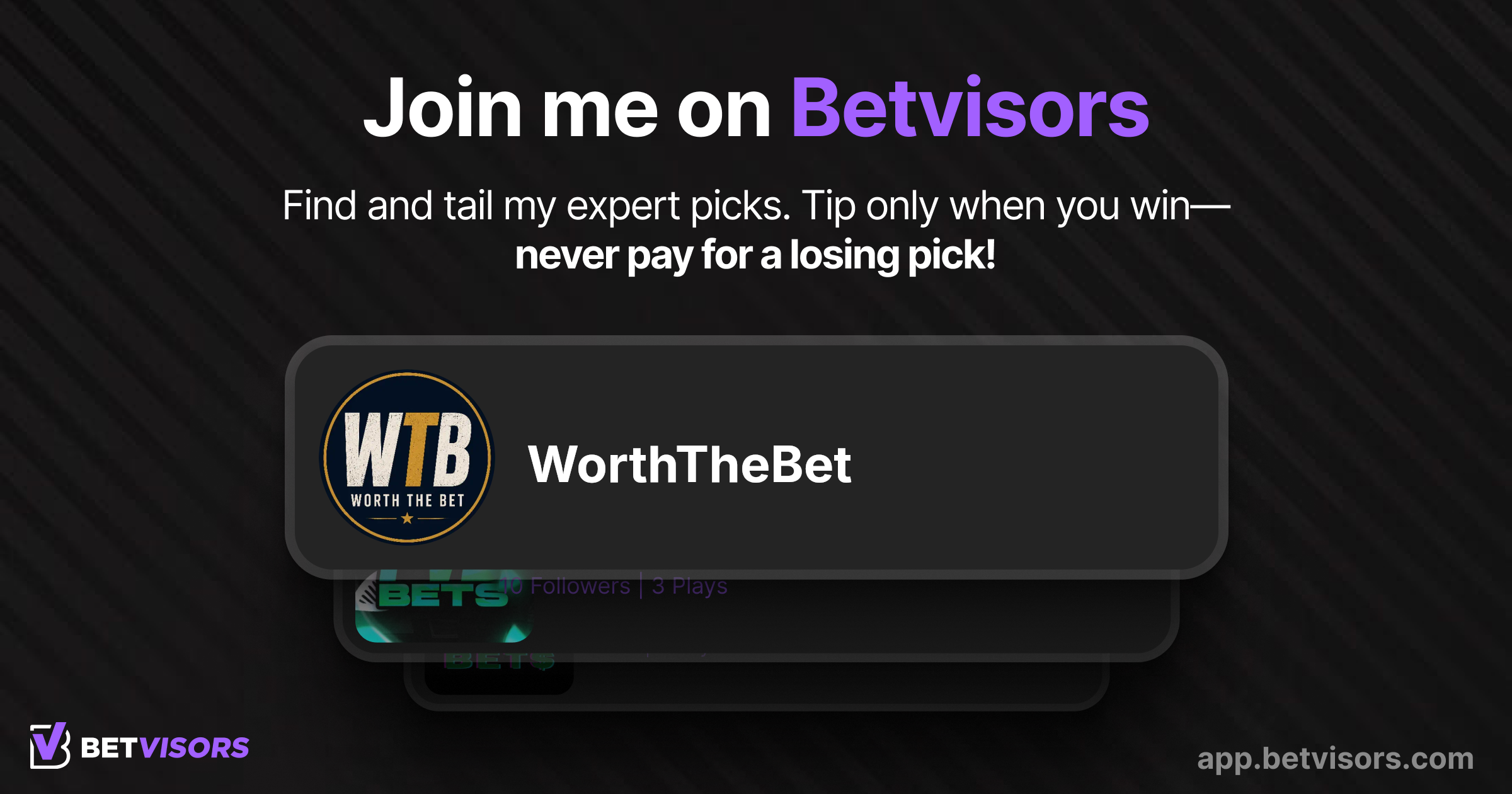 @WorthTheBet Signup Link Preview