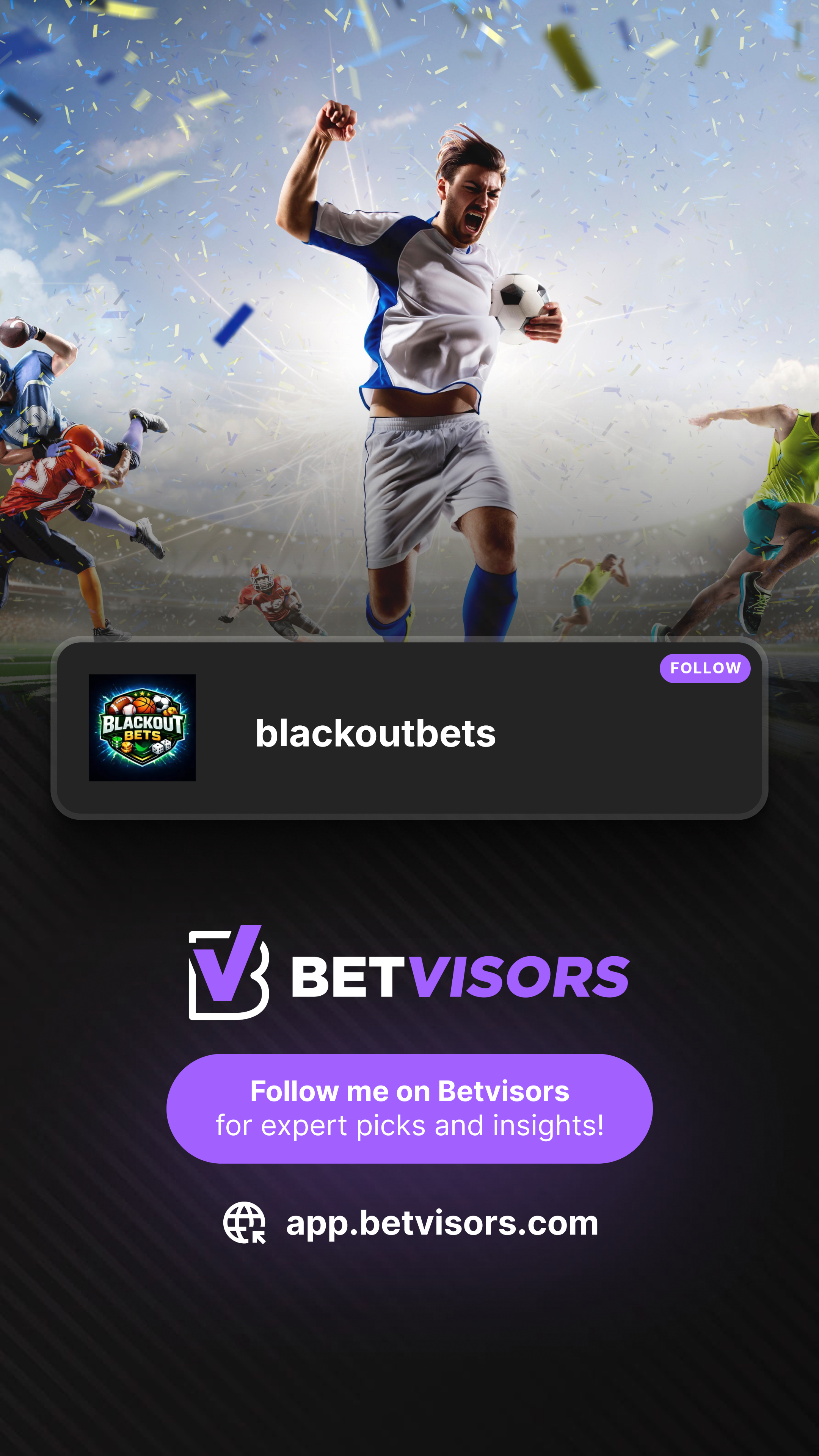 @blackoutbets Instagram / TikTok Story 3
