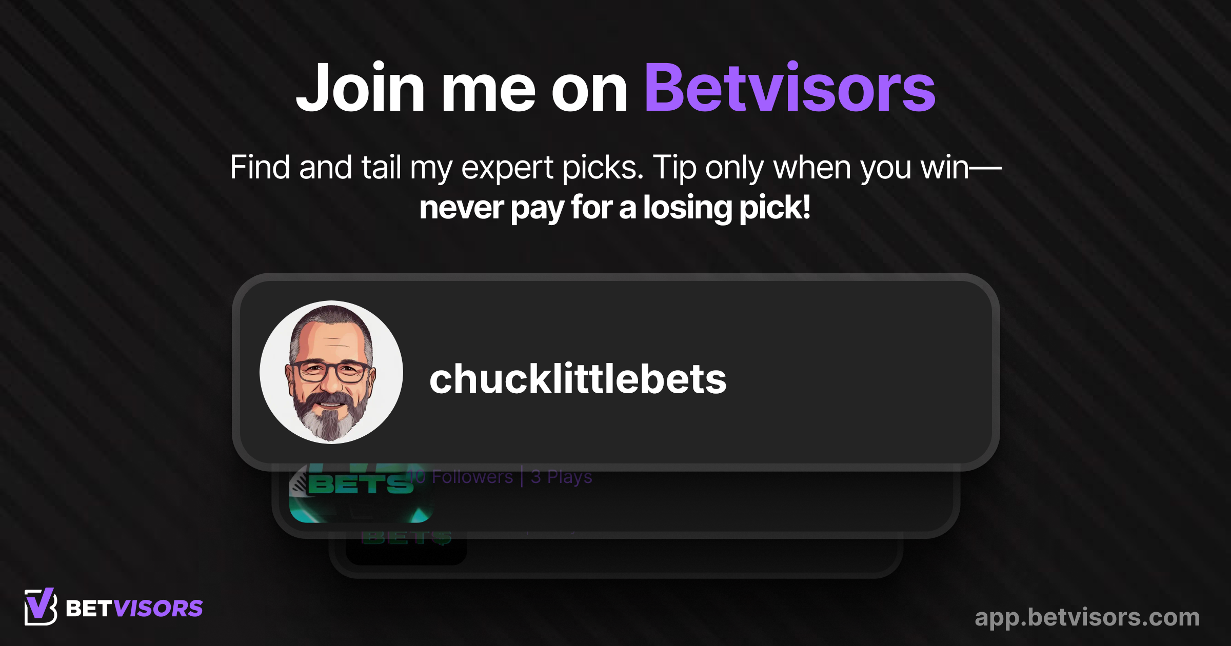 @chucklittlebets Signup Link Preview