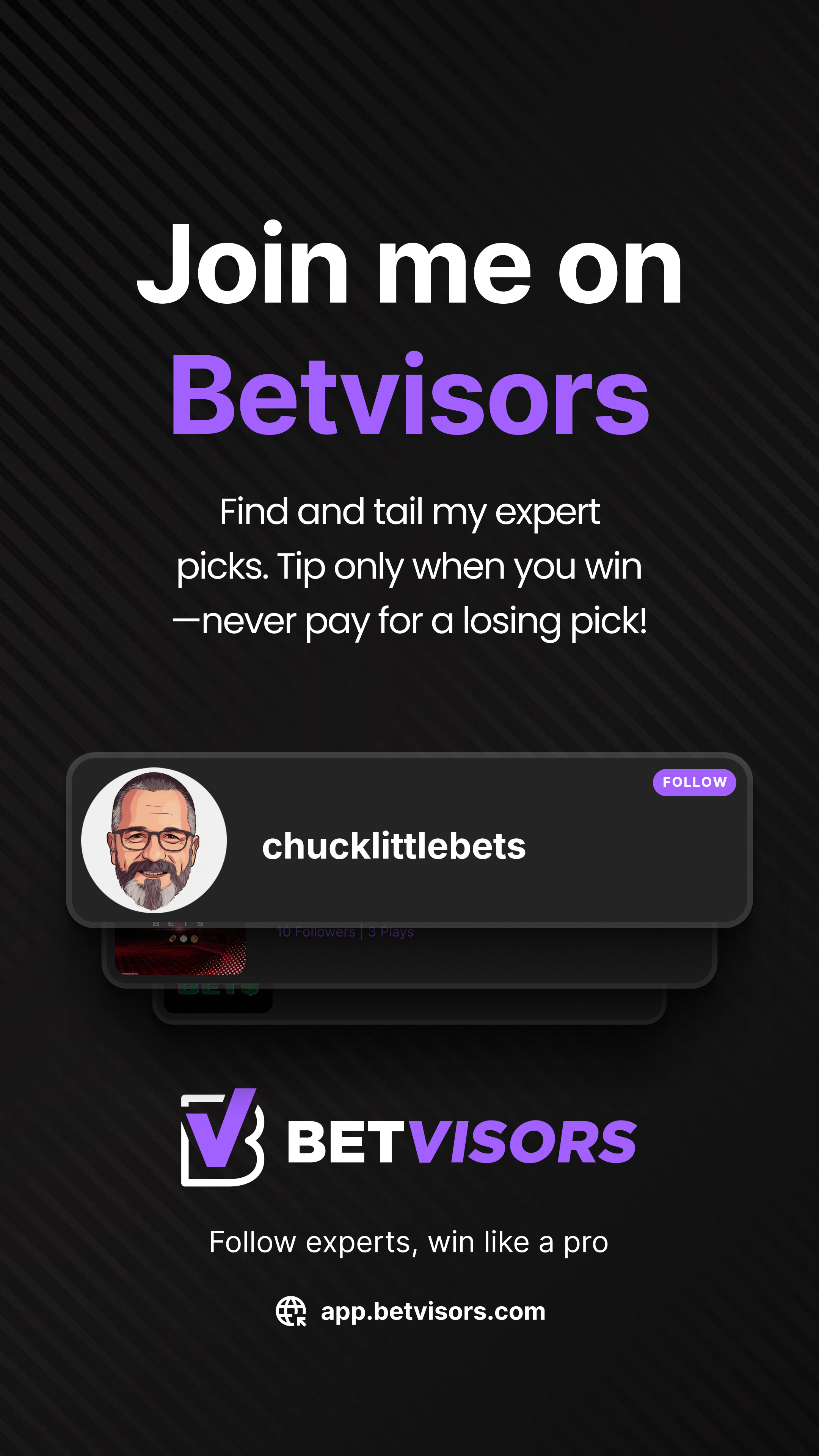 @chucklittlebets Instagram / TikTok Story 1