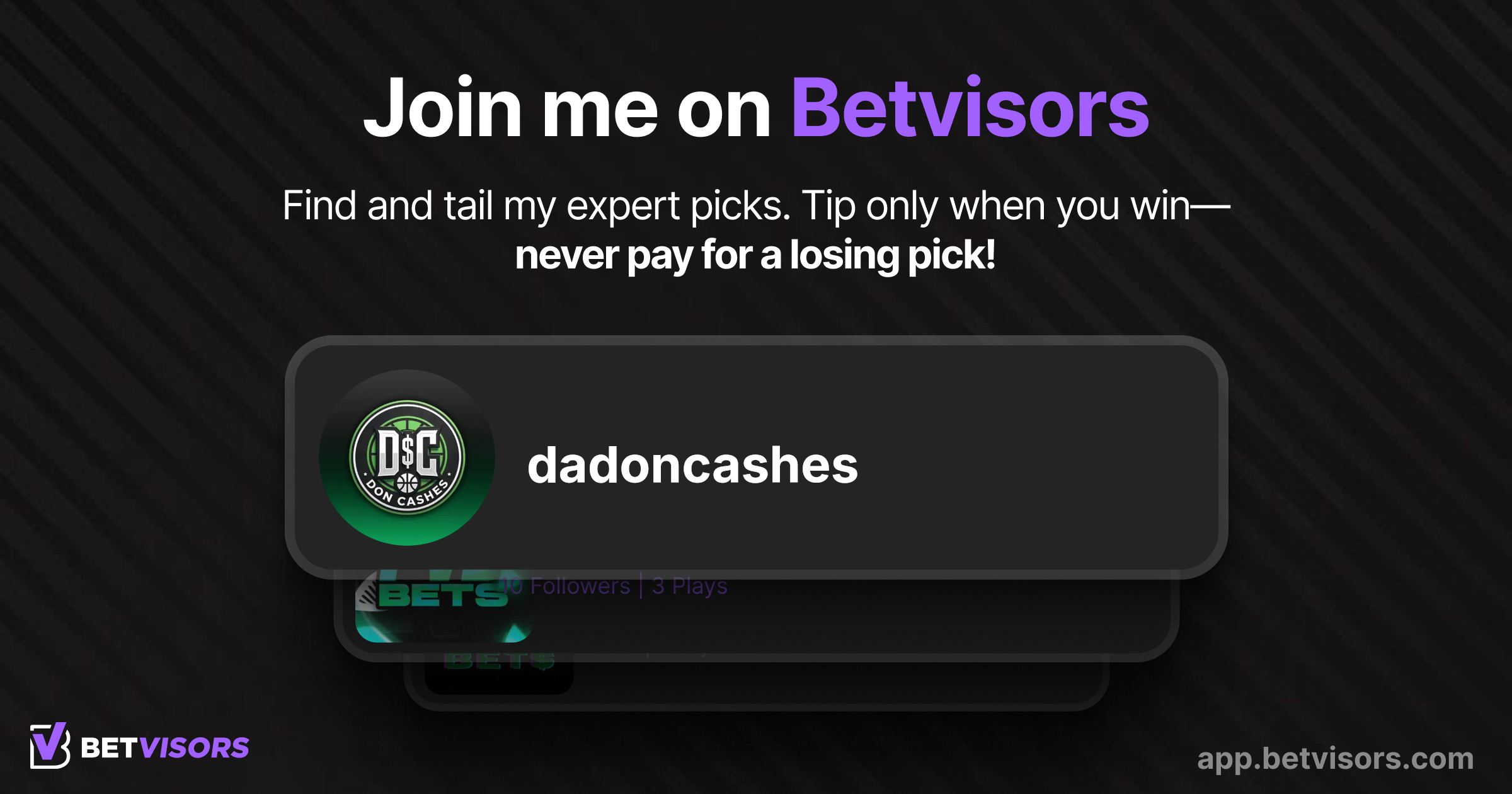 @dadoncashes Signup Link Preview