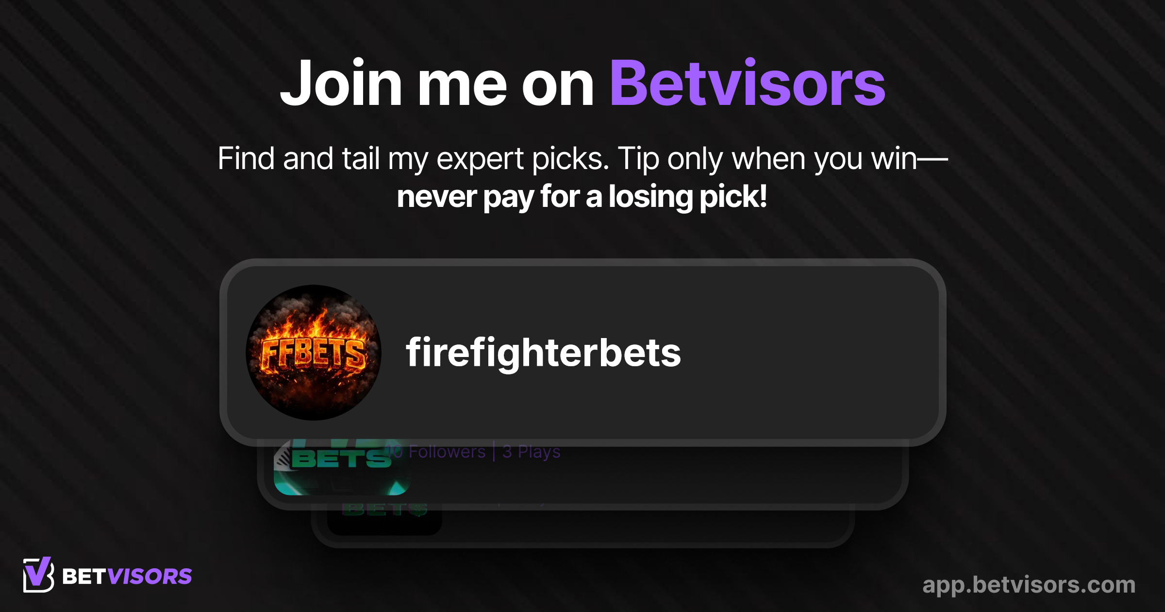 @firefighterbets Signup Link Preview
