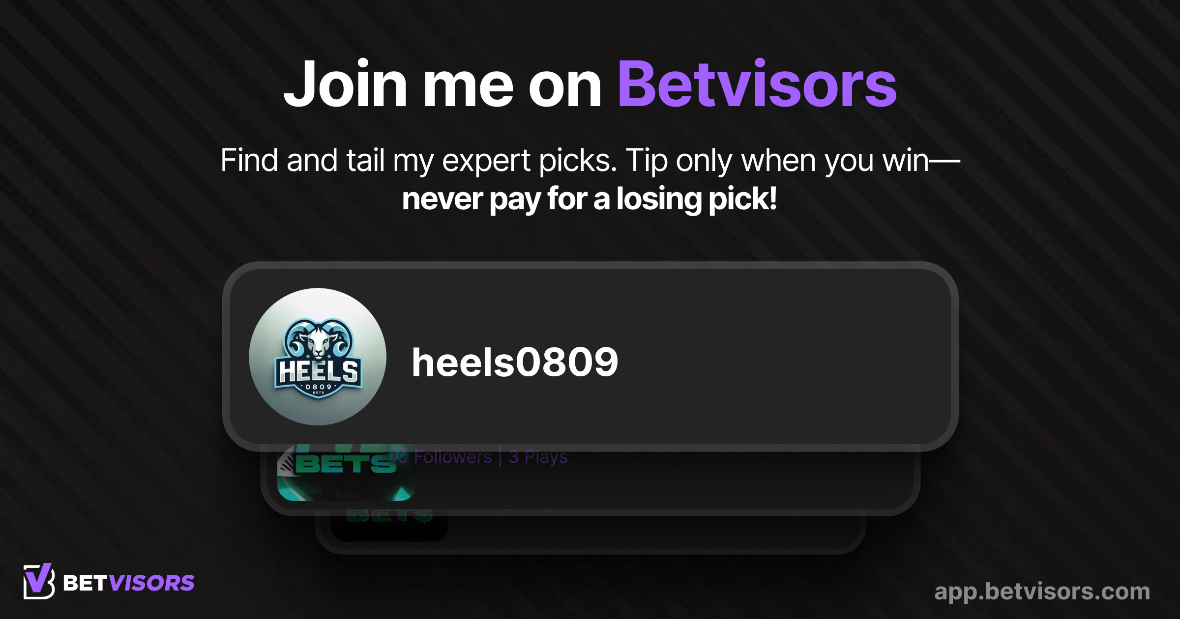 @heels0809 Signup Link Preview