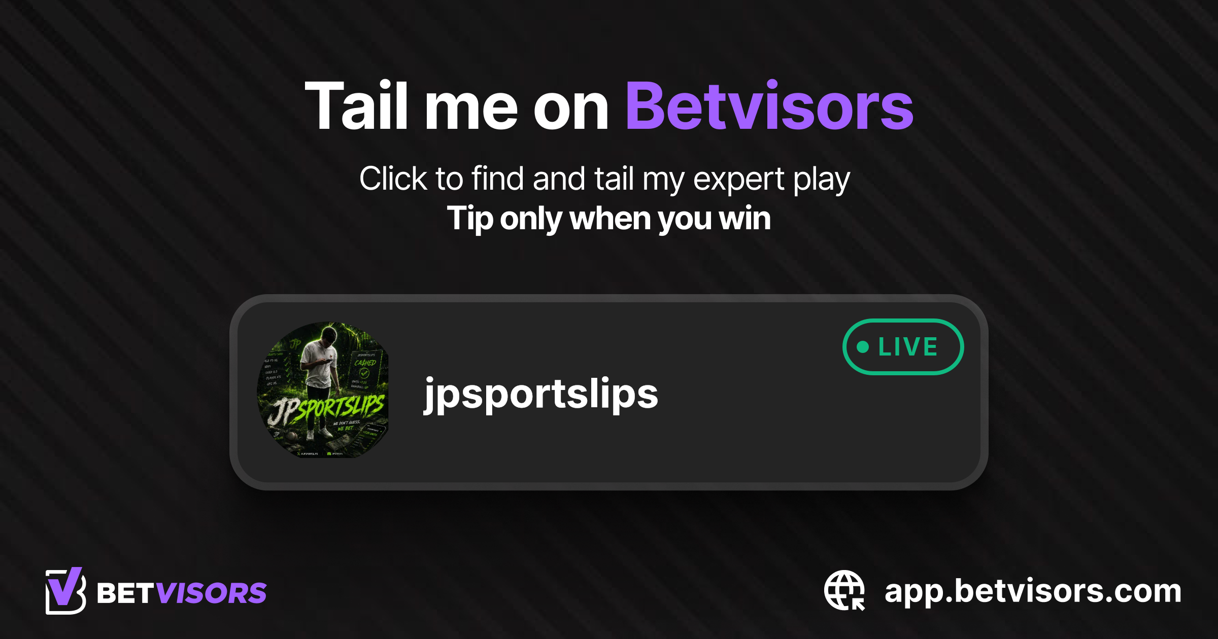 @jpsportslips Live Play Preview