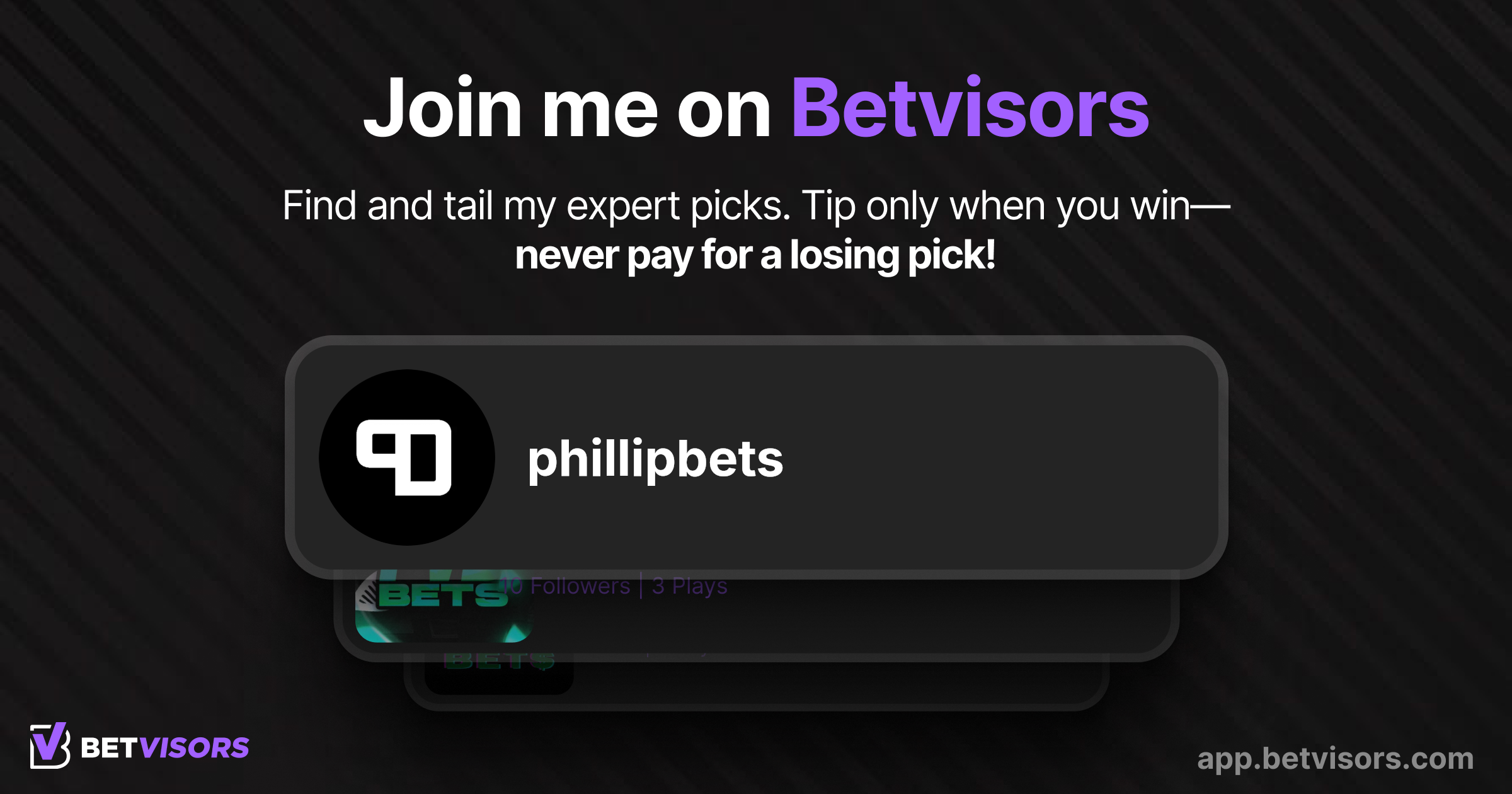 @phillipbets Signup Link Preview