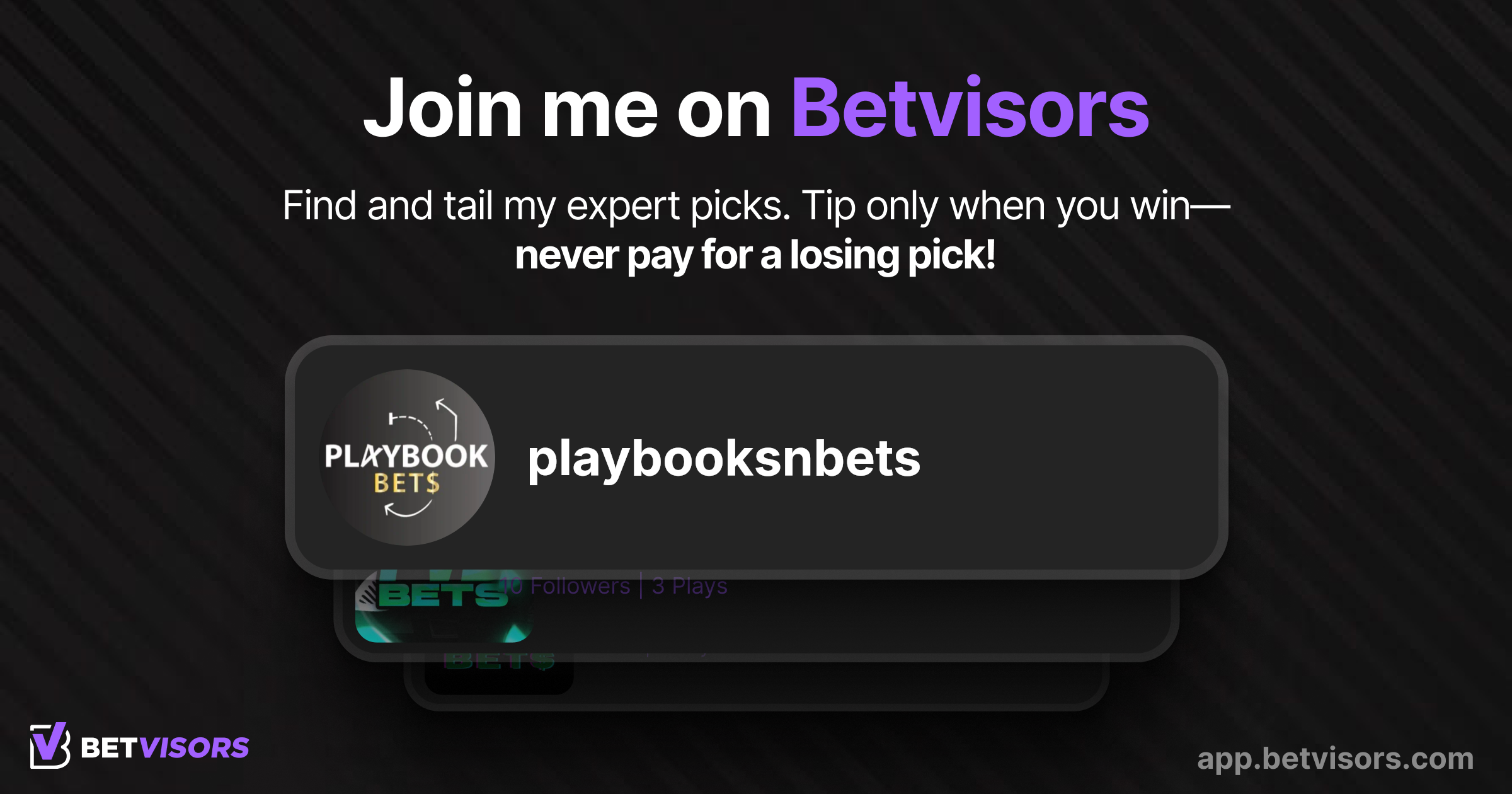 @playbooksnbets Signup Link Preview