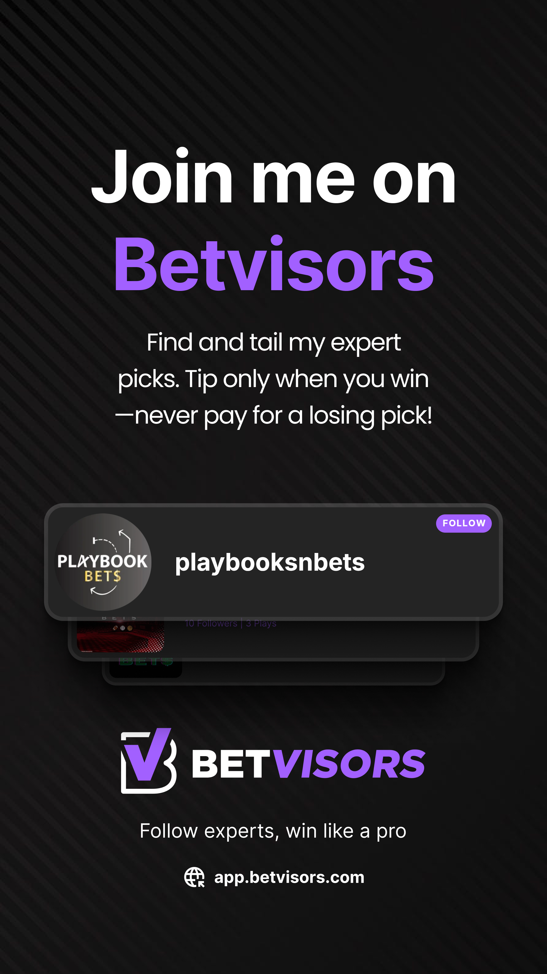 @playbooksnbets Instagram / TikTok Story 1