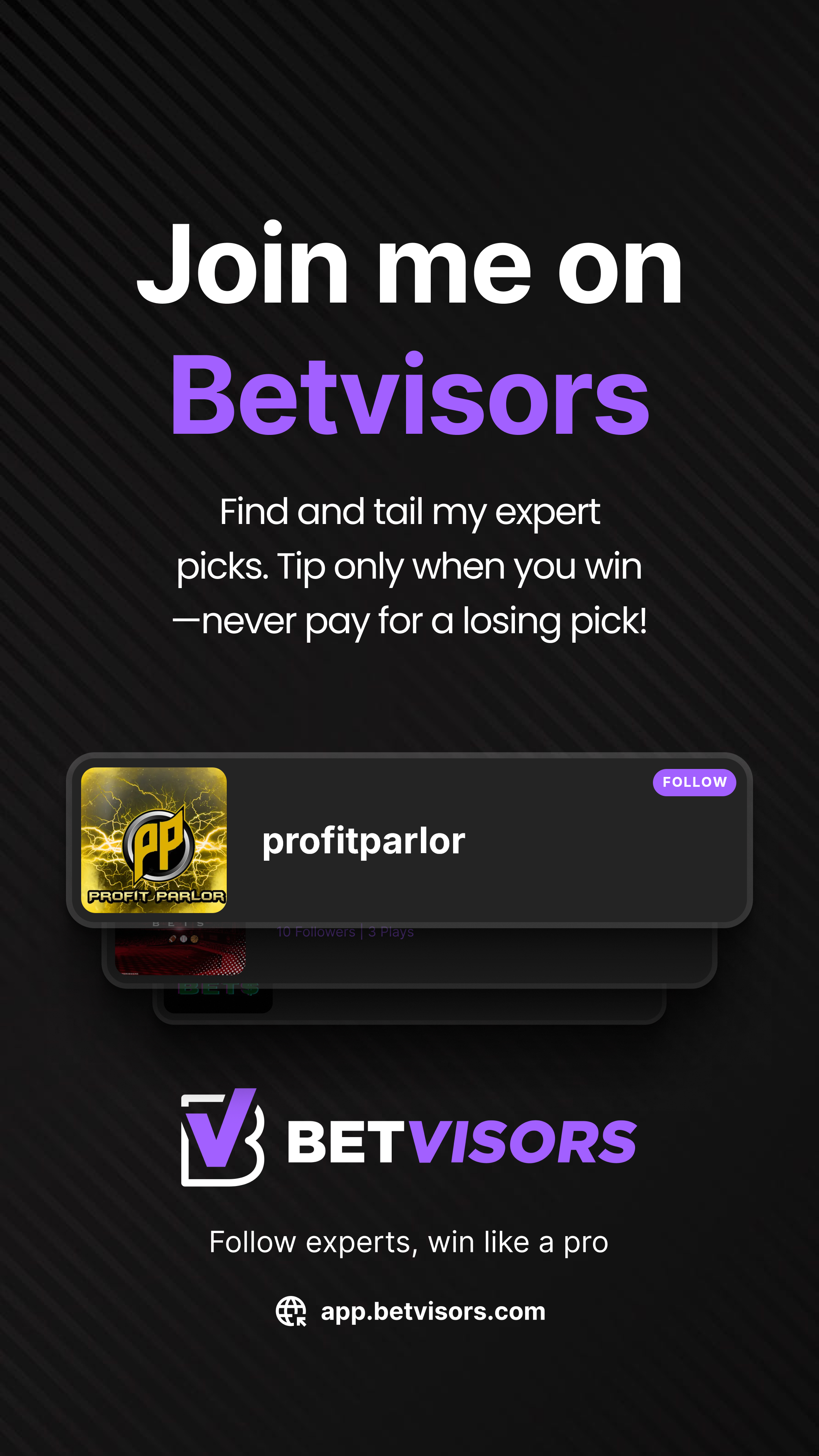 @profitparlor Instagram / TikTok Story 1